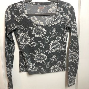 Mudd Floral Crop Top